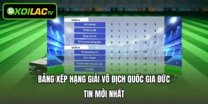 Bảng Xếp Hạng Giải Vô Địch Quốc Gia Đức – Tin Mới Nhất