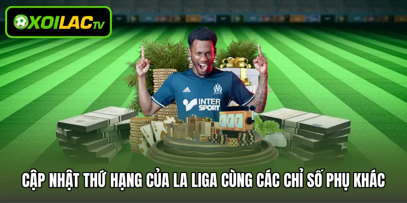 Cập nhật thứ hạng của La Liga cùng các chỉ số phụ khác