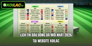 Lịch Thi Đấu Bóng Đá Mới Nhất 2026 Tại Website Xoilac