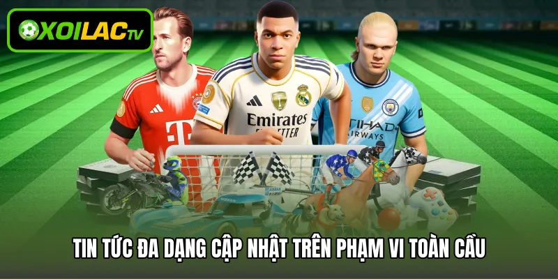 Tin tức đa dạng cập nhật trên phạm vi toàn cầu